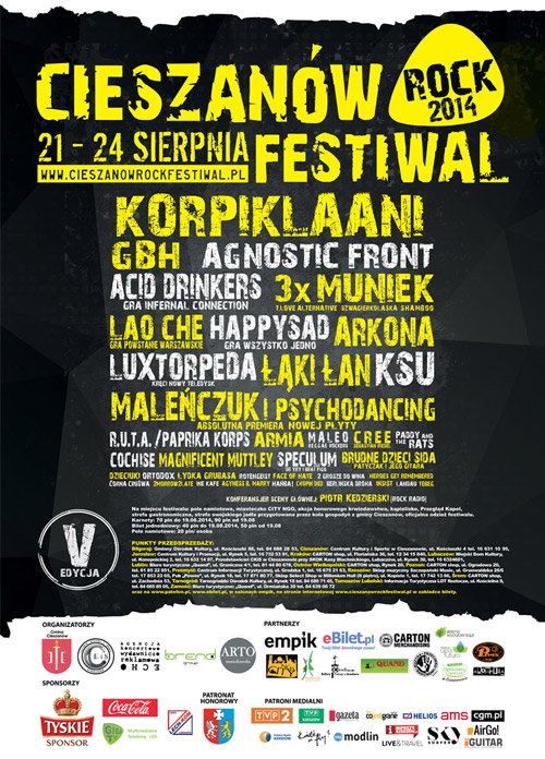 CIESZANÓW ROCK FESTIWAL 2014