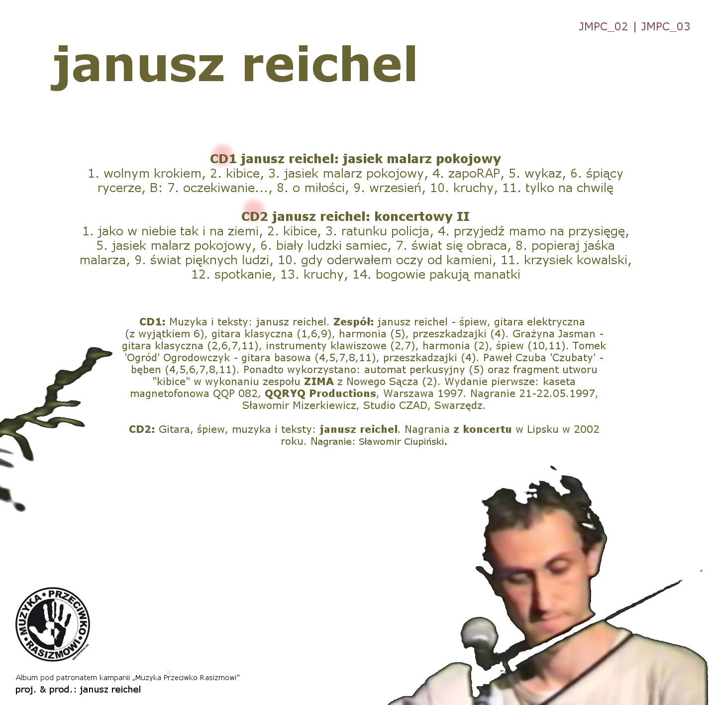 CYFROWE WYDANIE ALBUMU JANUSZA REICHELA „JASIEK MALARZ POKOJOWY / KONCERTOWY 2”