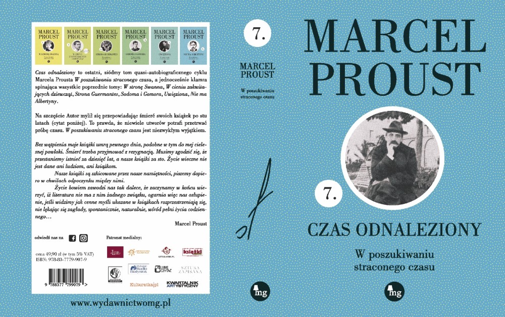 PATRONAT STOWARZYSZENIA „NIGDY WIĘCEJ”: MARCEL PROUST „CZAS ODNALEZIONY”