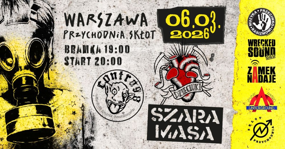 MUZYKA PRZECIWKO RASIZMOWI: CONTRA 98 / DZIECIUKI / SZARA MASA