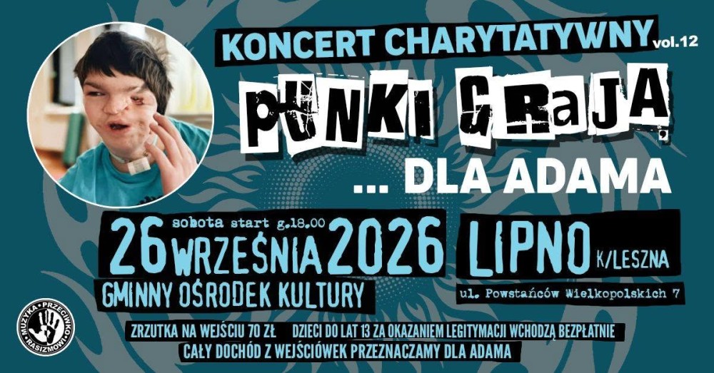 MUZYKA PRZECIWKO RASIZMOWI: PUNKI GRAJĄ DLA ADAMA