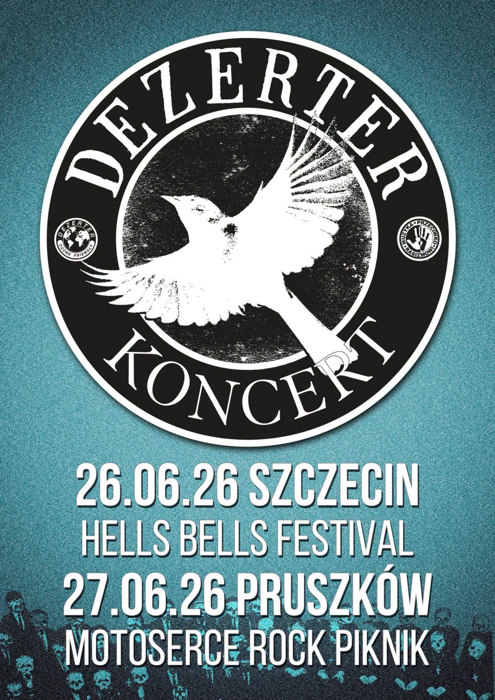 MUZYKA PRZECIWKO RASIZMOWI: DEZERTER W SZCZECINIE I PRUSZKOWIE