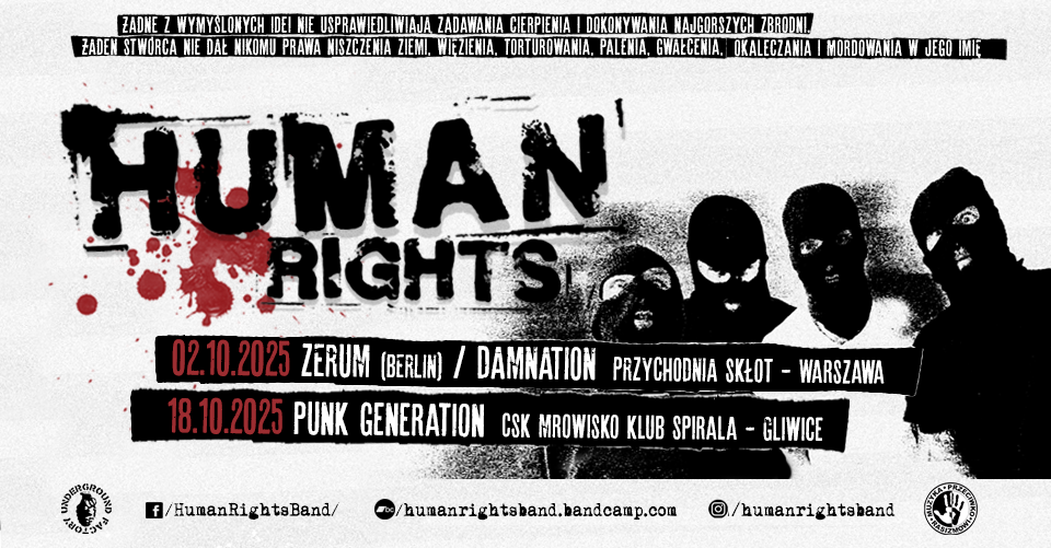 MUZYKA PRZECIWKO RASIZMOWI: PAŹDZIERNIKOWE KONCERTY HUMAN RIGHTS