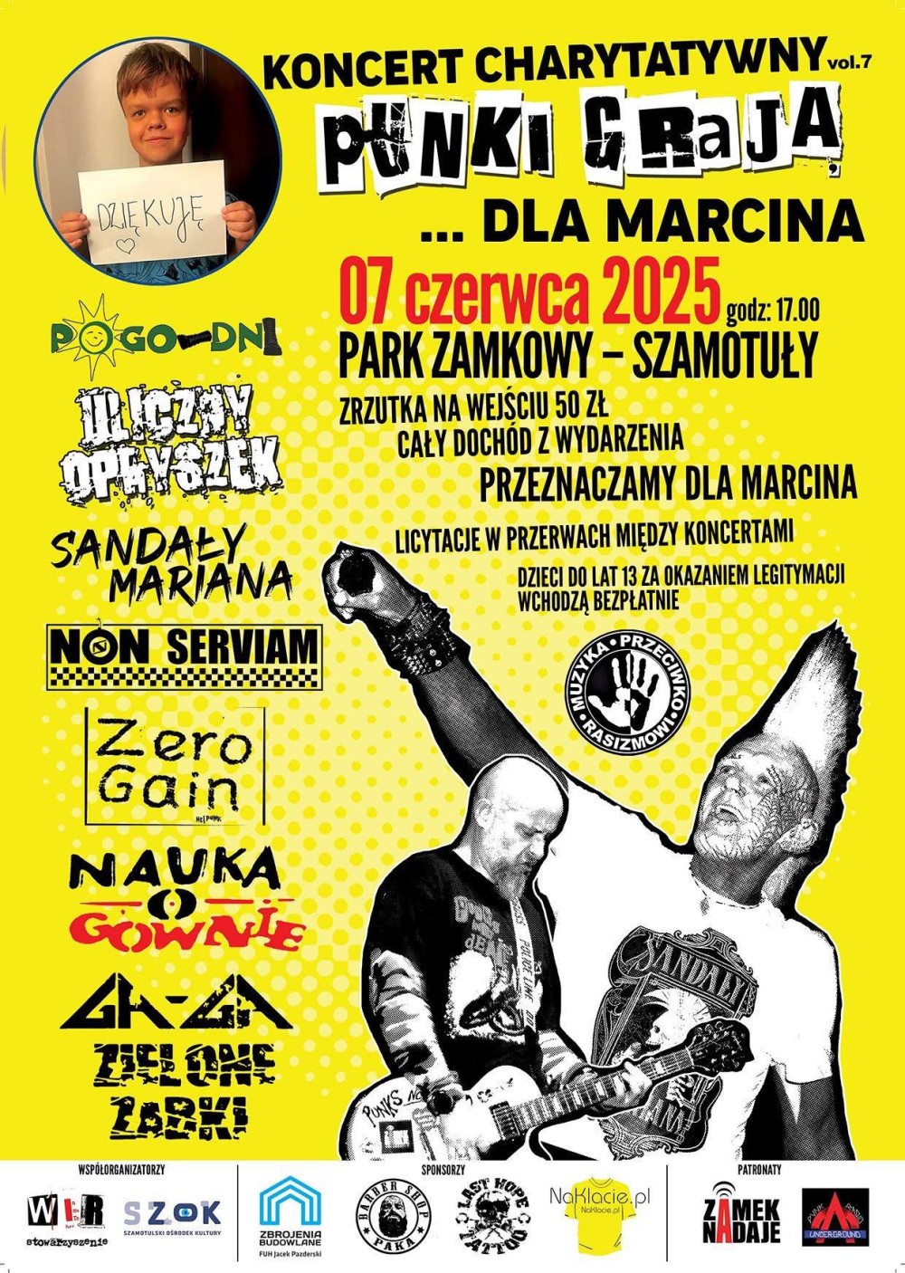 MUZYKA PRZECIWKO RASIZMOWI: PUNKI GRAJĄ DLA MARCINA