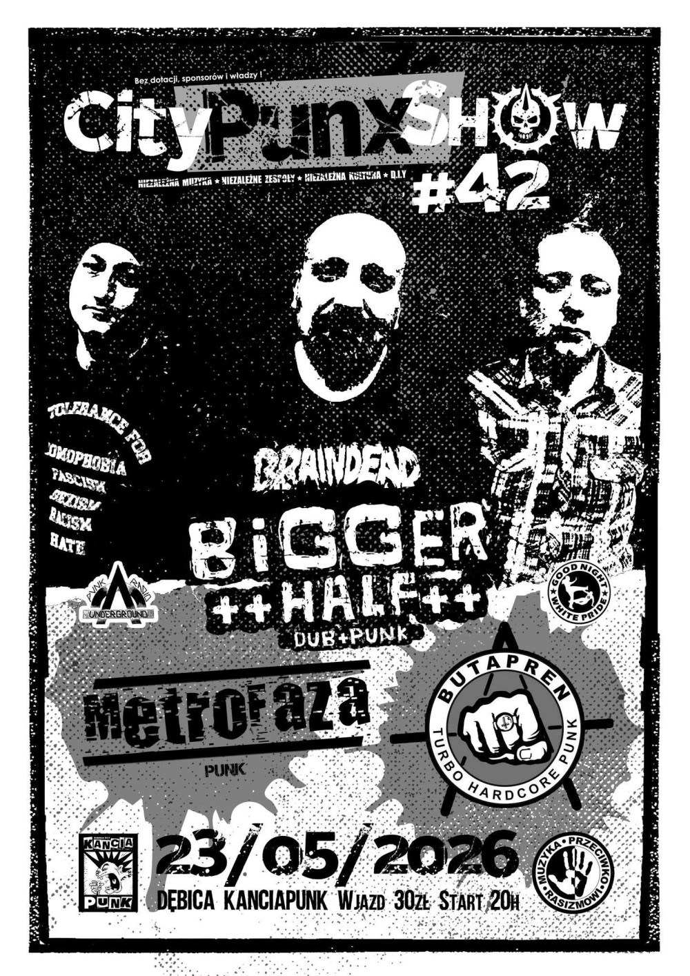 MUZYKA PRZECIWKO RASIZMOWI: CITY PUNX SHOW #42