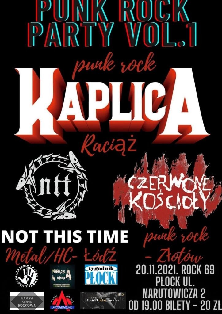 „MUZYKA PRZECIWKO RASIZMOWI”: PUNK ROCK PARTY VOL. 1