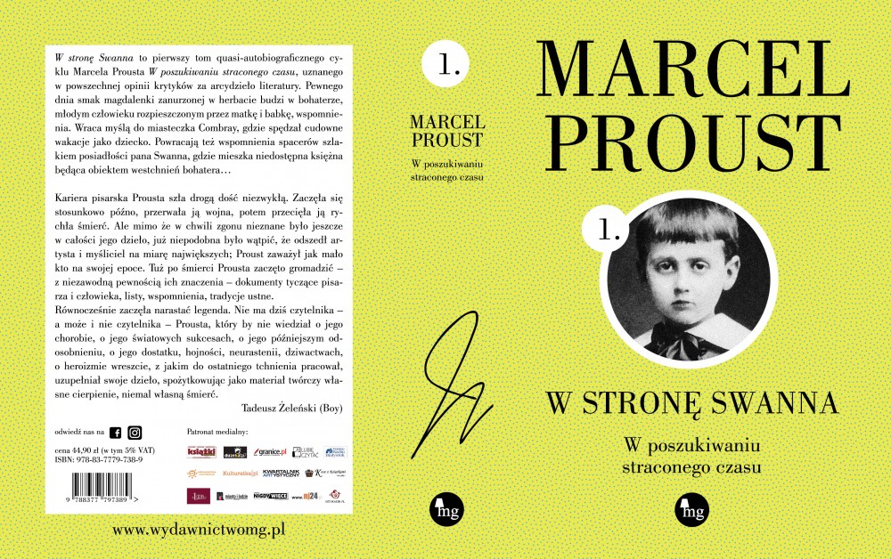 PATRONAT STOWARZYSZENIA „NIGDY WIĘCEJ”: „W STRONĘ SWANNA” MARCELA PROUSTA