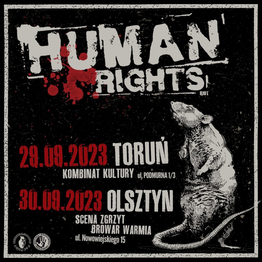 MUZYKA PRZECIWKO RASIZMOWI: KONCERTY HUMAN RIGHTS W TORUNIU I OLSZTYNIE