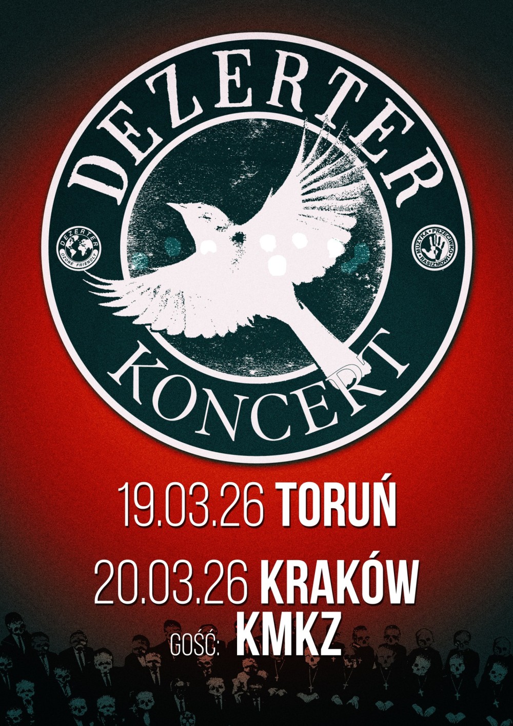 MUZYKA PRZECIWKO RASIZMOWI: DEZERTER W TORUNIU I KRAKOWIE