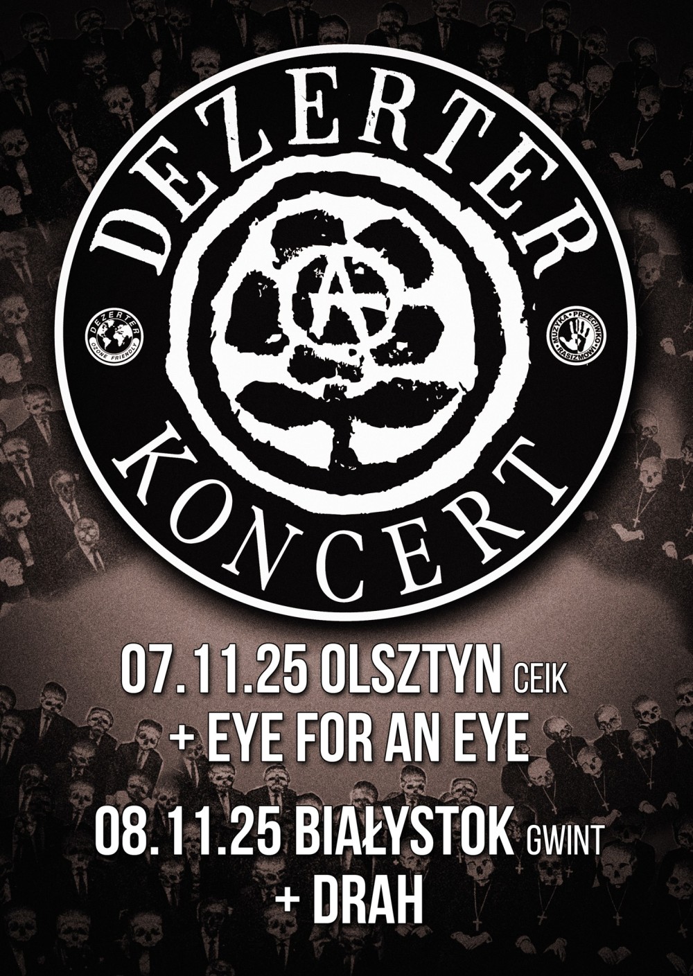 MUZYKA PRZECIWKO RASIZMOWI: DEZERTER W OLSZTYNIE I BIAŁYMSTOKU