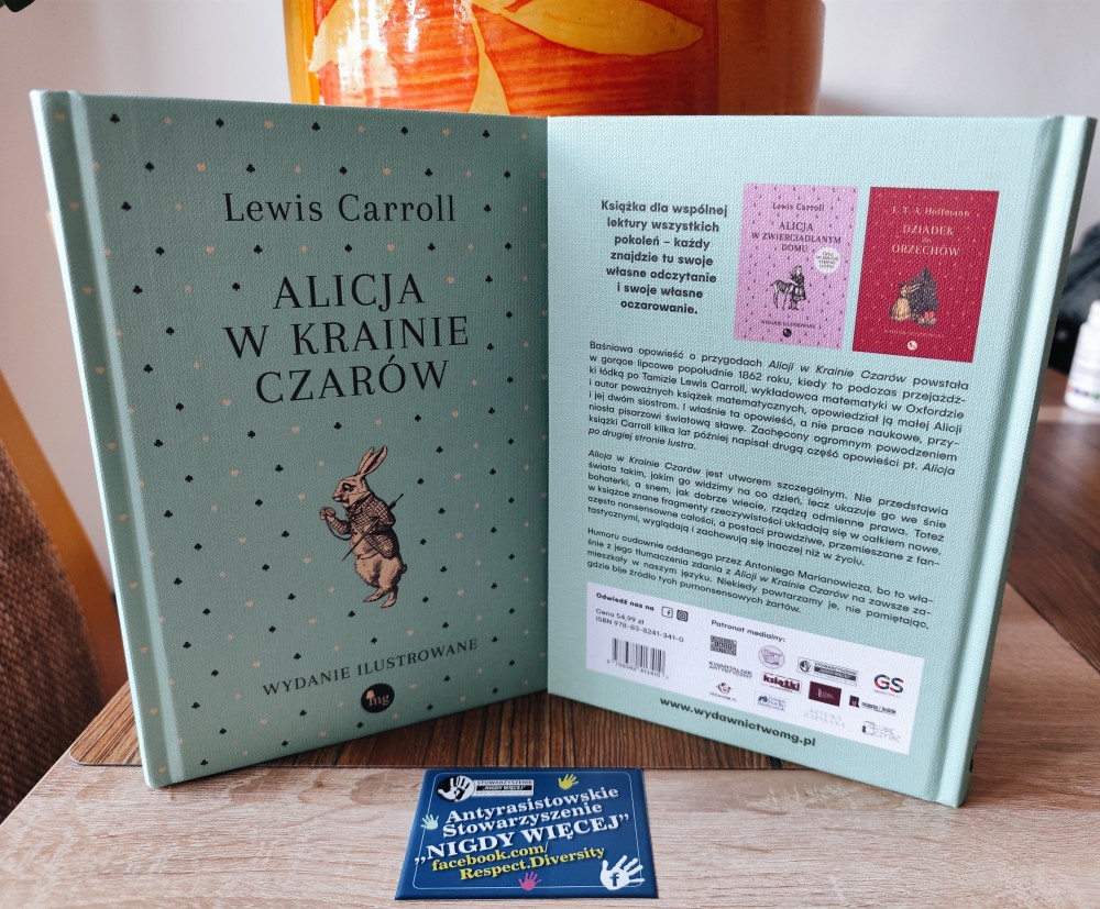 PATRONAT STOWARZYSZENIA „NIGDY WIĘCEJ”: LEWIS CARROLL „ALICJA W KRAINIE CZARÓW” 