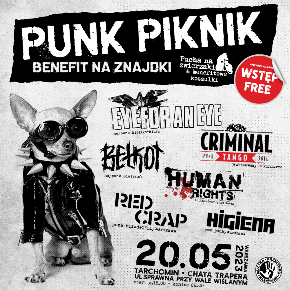 „MUZYKA PRZECIWKO RASIZMOWI”: KONCERT HUMAN RIGHTS NA PUNK PIKNIKU