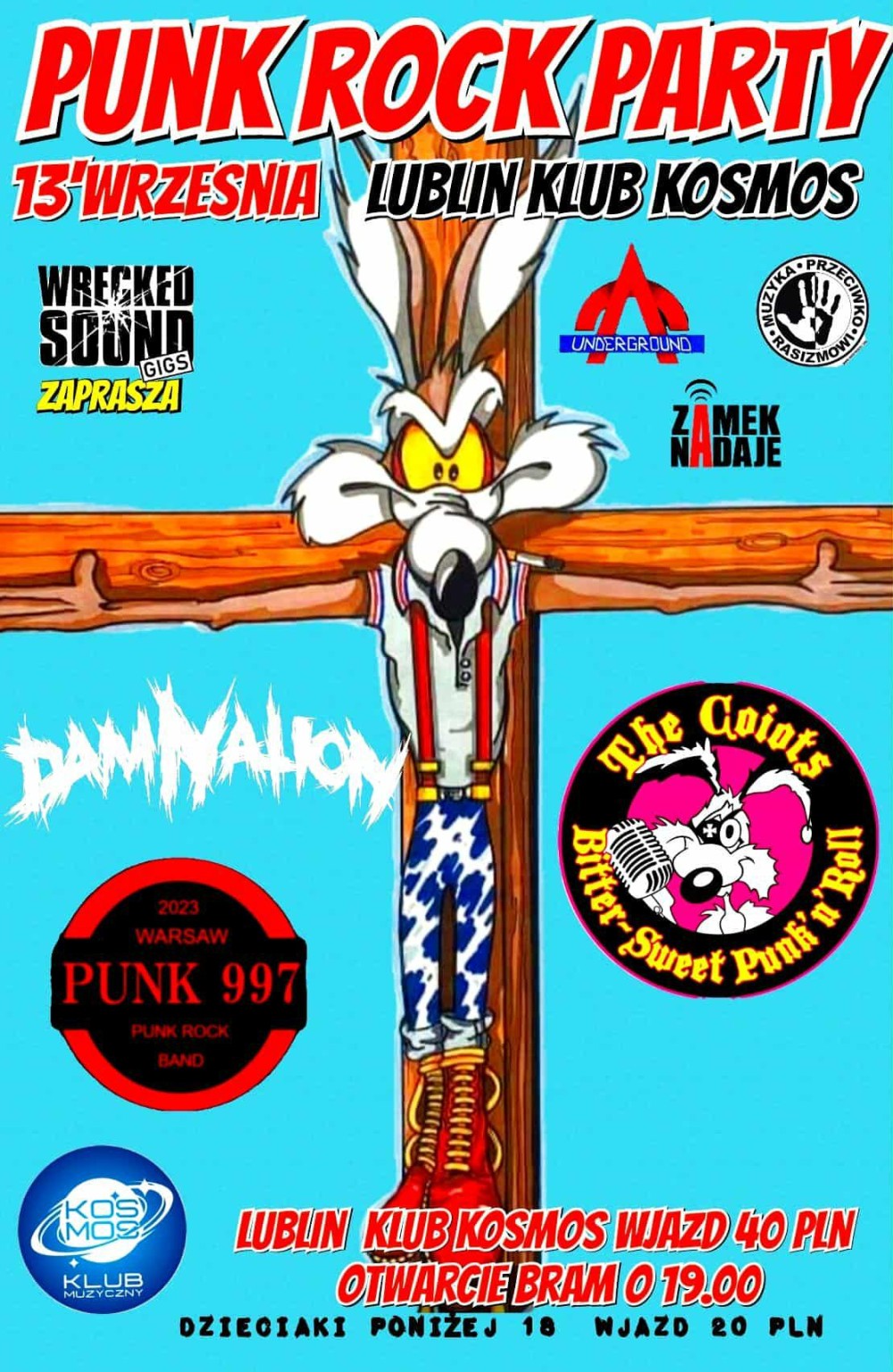 MUZYKA PRZECIWKO RASIZMOWI: PUNK ROCK PARTY W LUBLINIE