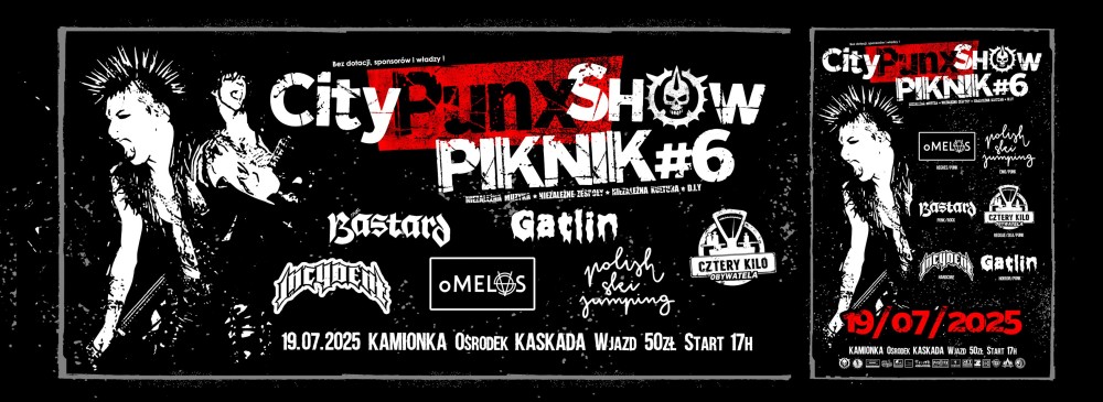 MUZYKA PRZECIWKO RASIZMOWI: CITY PUNX SHOW PIKNIK #6