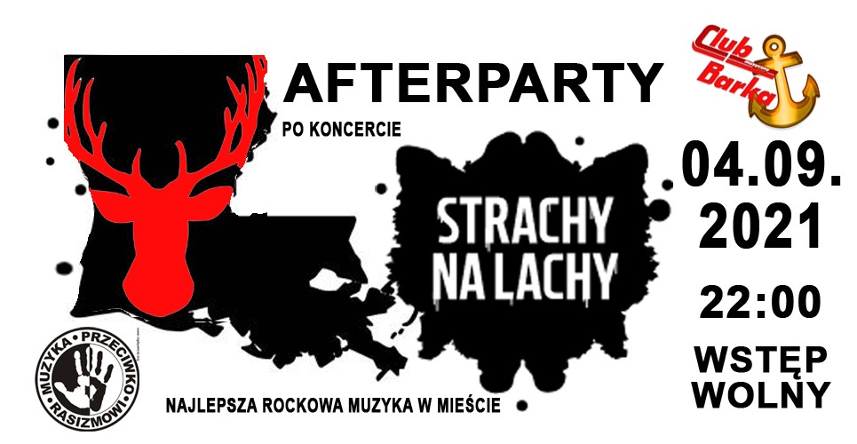 „MUZYKA PRZECIWKO RASIZMOWI”: AFTERPARTY PO KONCERCIE ZESPOŁU STRACHY NA LACHY