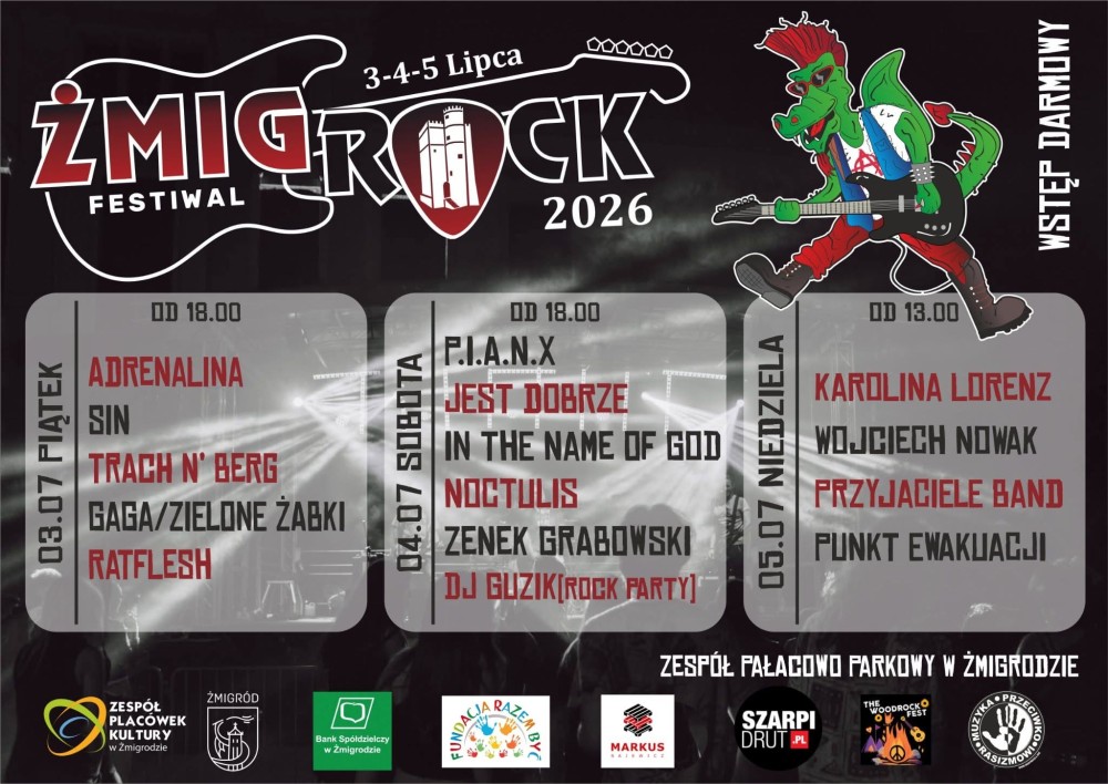 MUZYKA PRZECIWKO RASIZMOWI: III ŻMIGRODZKI FESTIWAL ROCKOWY
