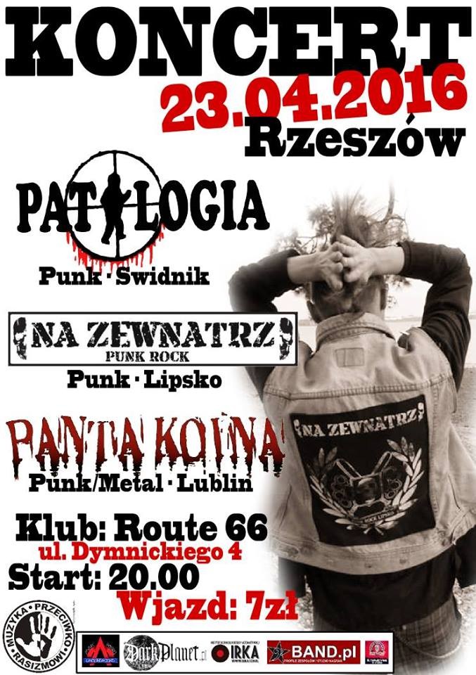 RZESZOWSKI KONCERT PATOLOGII, PANTA KOINY I NA ZEWNĄTRZ