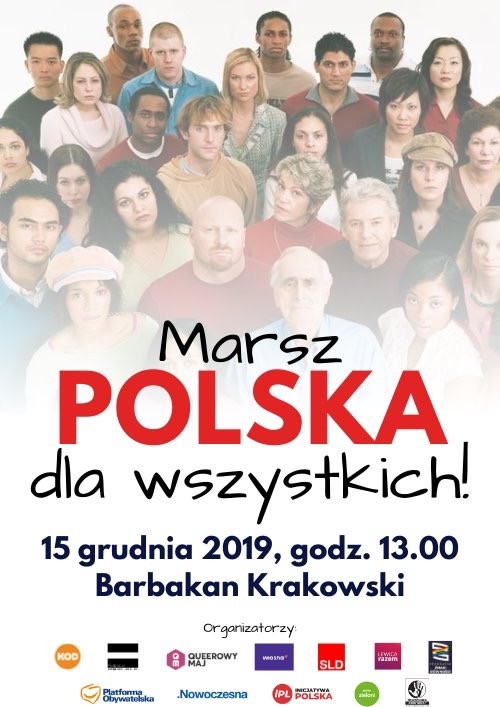 „POLSKA DLA WSZYSTKICH!” – MARSZ ANTYFASZYSTOWSKI W KRAKOWIE