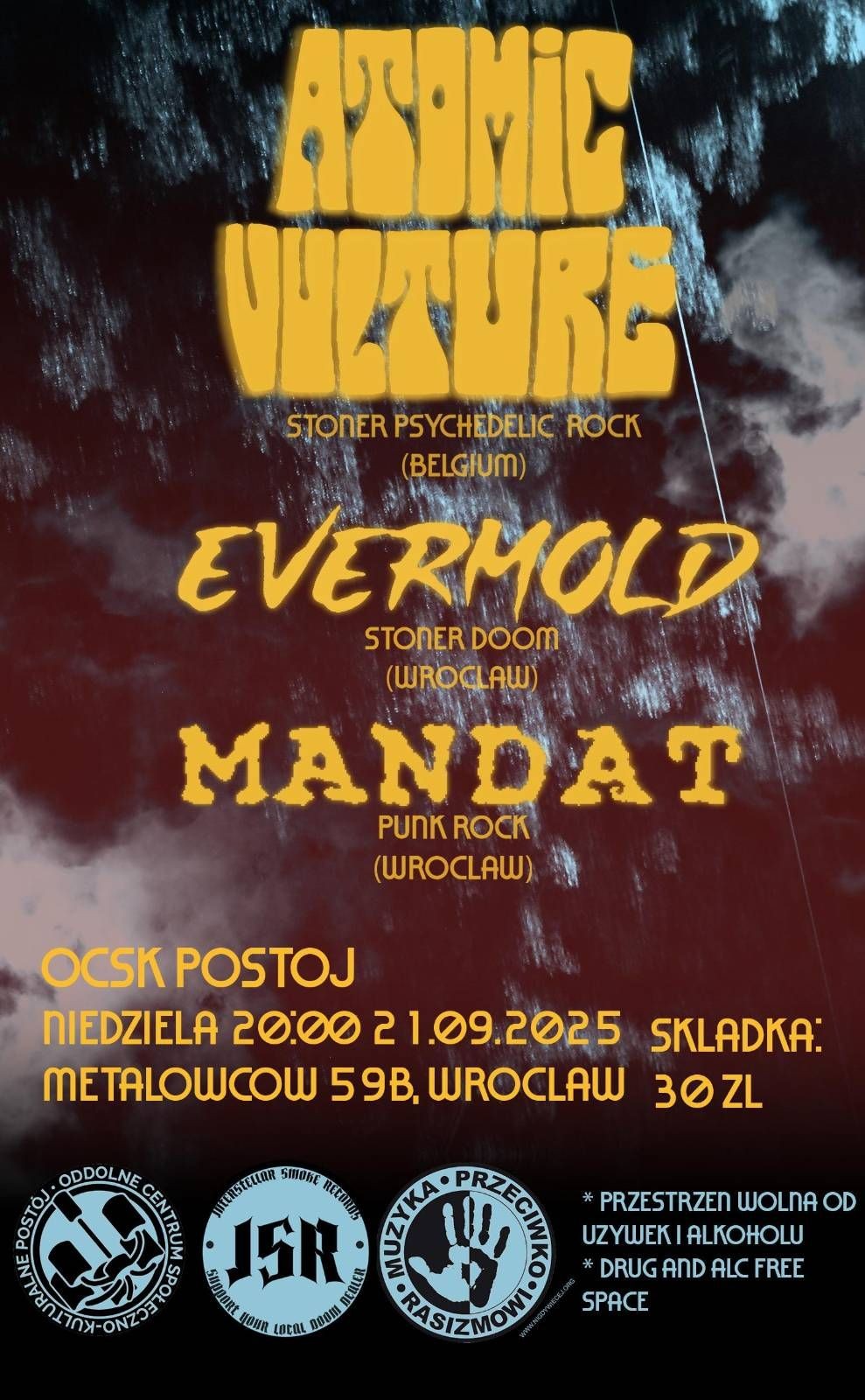 MUZYKA PRZECIWKO RASIZMOWI: ATOMIC VULTURE, EVERMOLD I MANDAT 