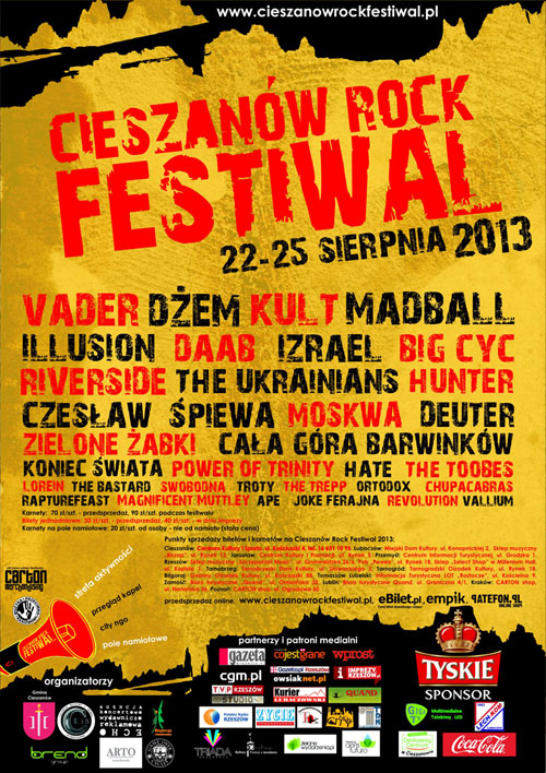 CIESZANÓW ROCK FESTIWAL 2013