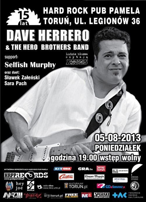 KONCERT DAVE`A HERRERO & THE HERO BROTHERS BAND