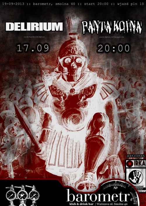 PANTA KOINA I DELIRIUM W BAROMETRZE
