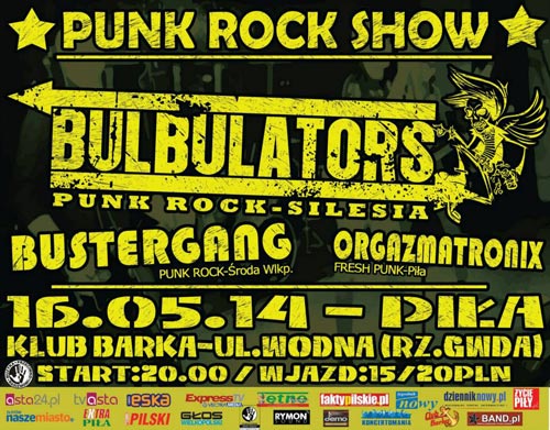 KONCERT BULBULATORS, BUSTERGANG, ORGAZMATRONICS